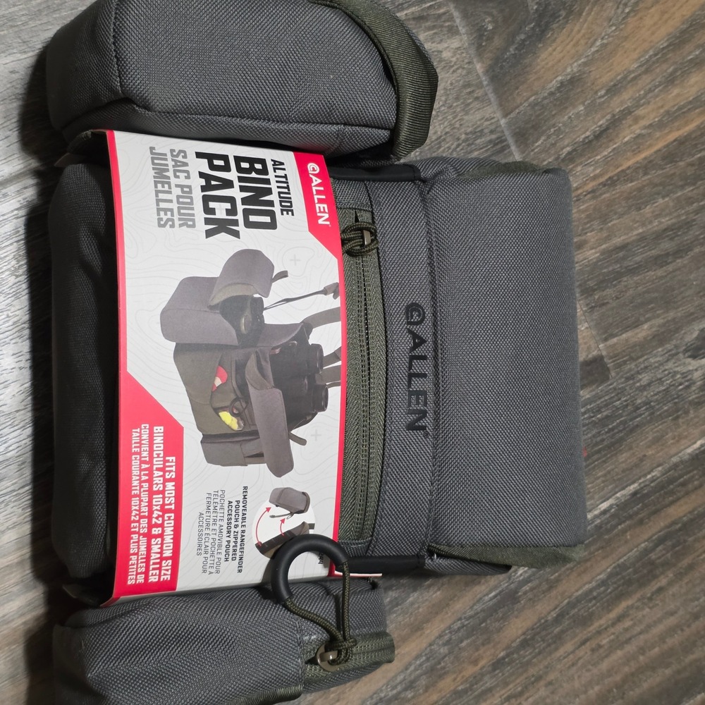 Allen Altitude Bino Pack Gray Binocular Harness Rangefinder Pouch 19244